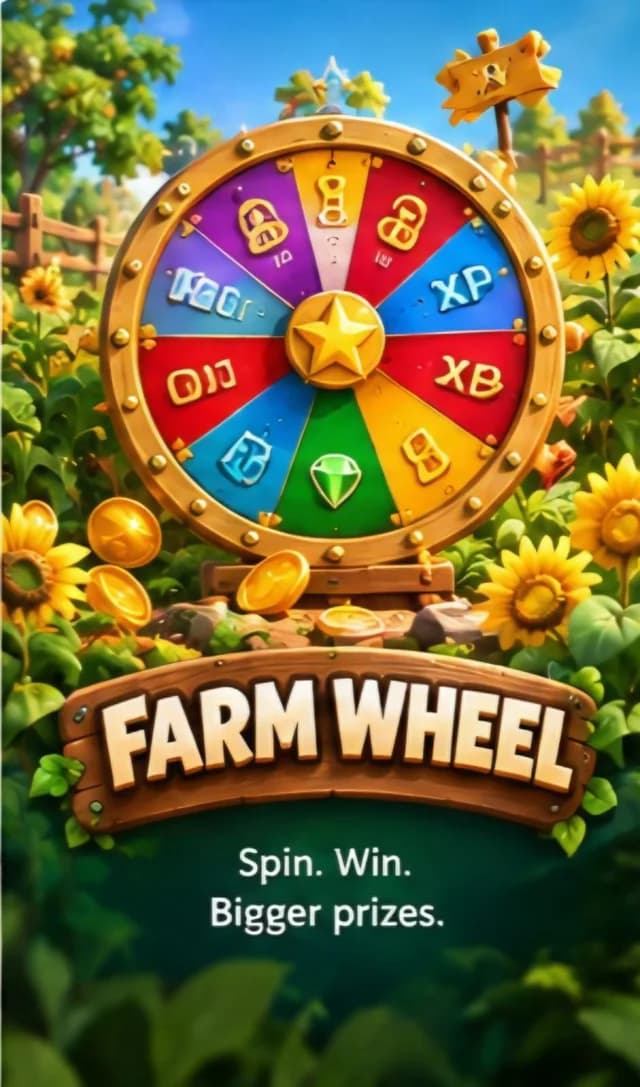 Farm Wheel — Spin. Win. Bigger prizes.