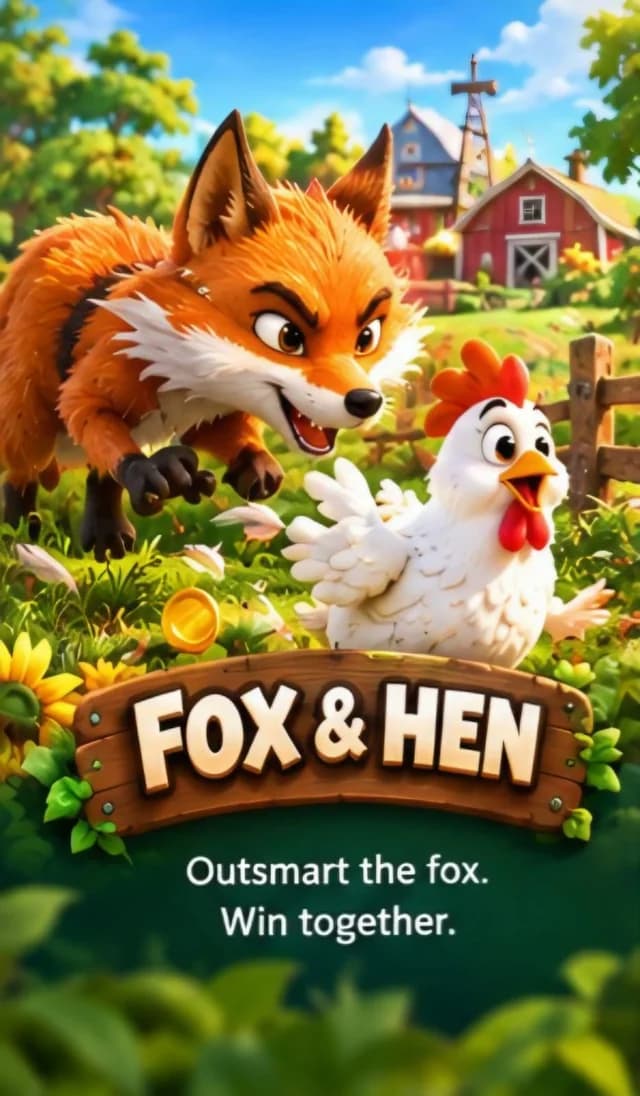 Fox & Hen — Outsmart the fox. Win together.