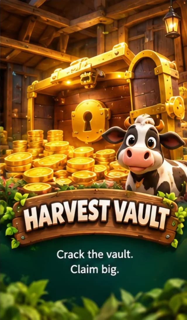 Harvest Vault — Crack the vault. Claim big.