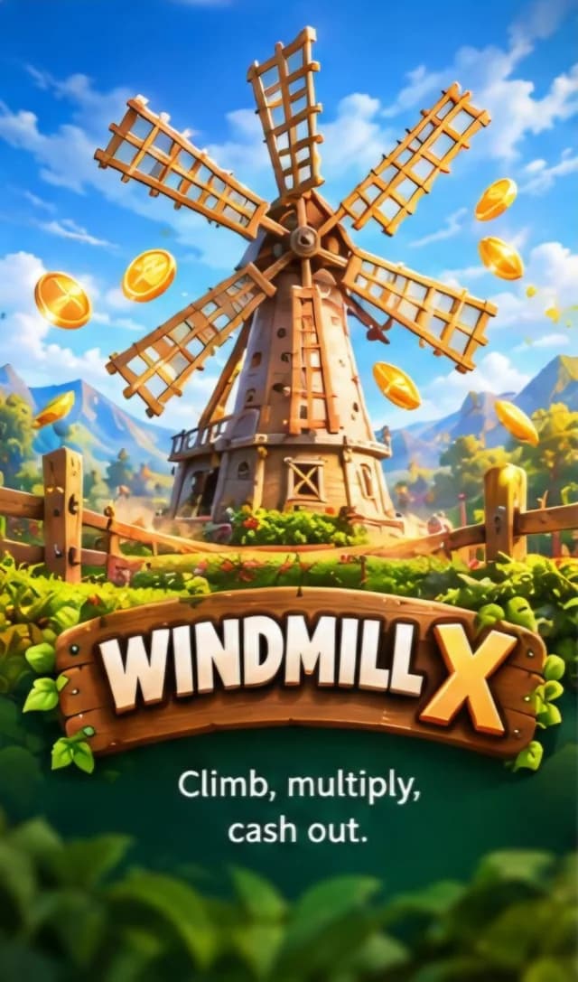 Windmill X — Climb, multiply, cash out.